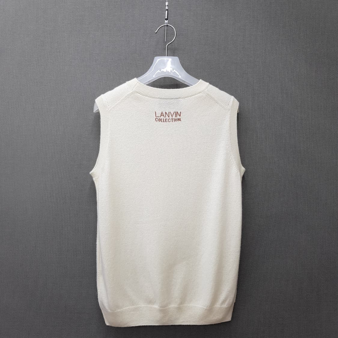 한섬 랑방 2023  캐시미어 슬리브리스 니트 F90 사이즈 상품이미지4