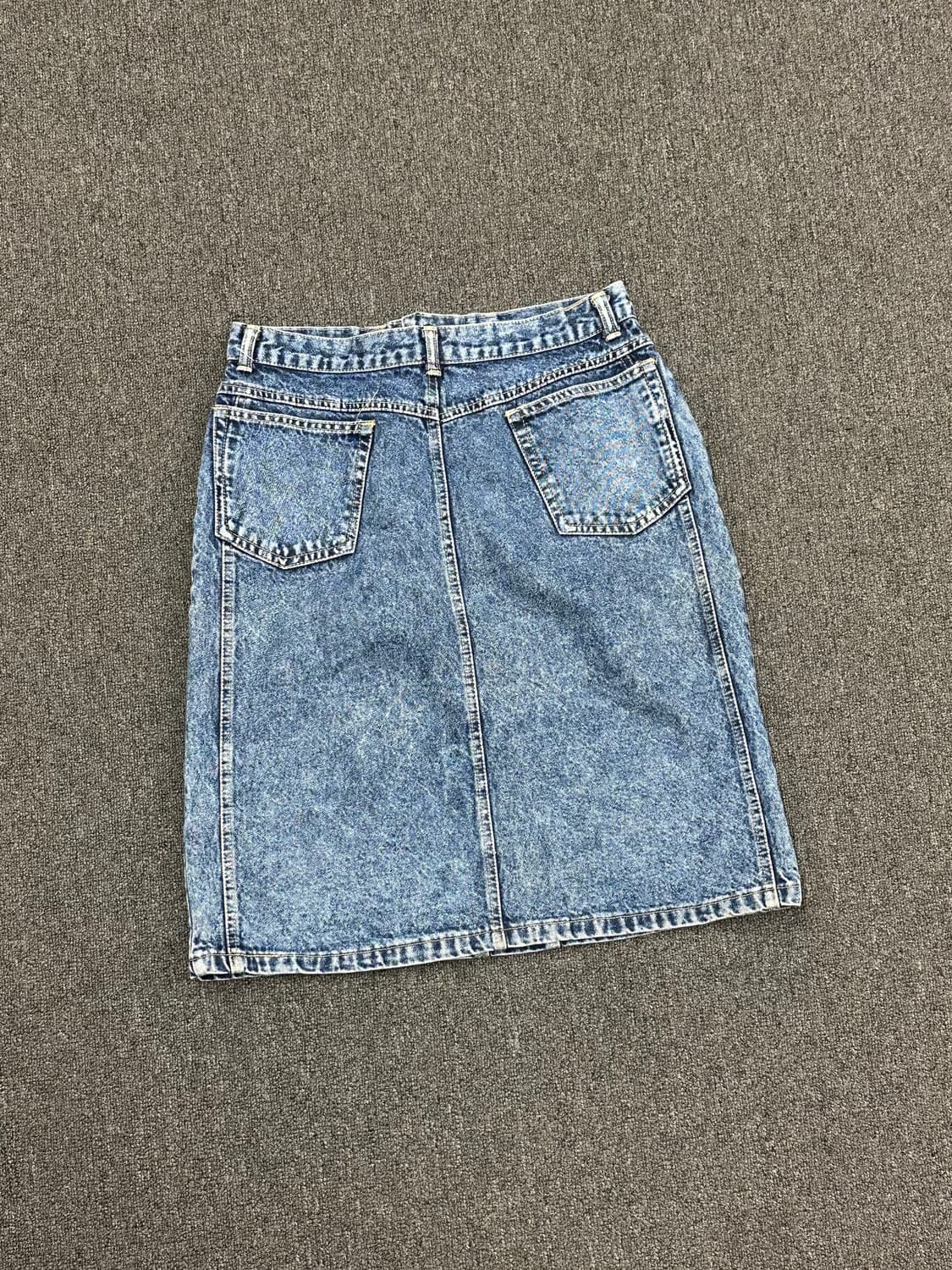 OS)Japanese vintage 데님 미디 스커트 상품이미지4