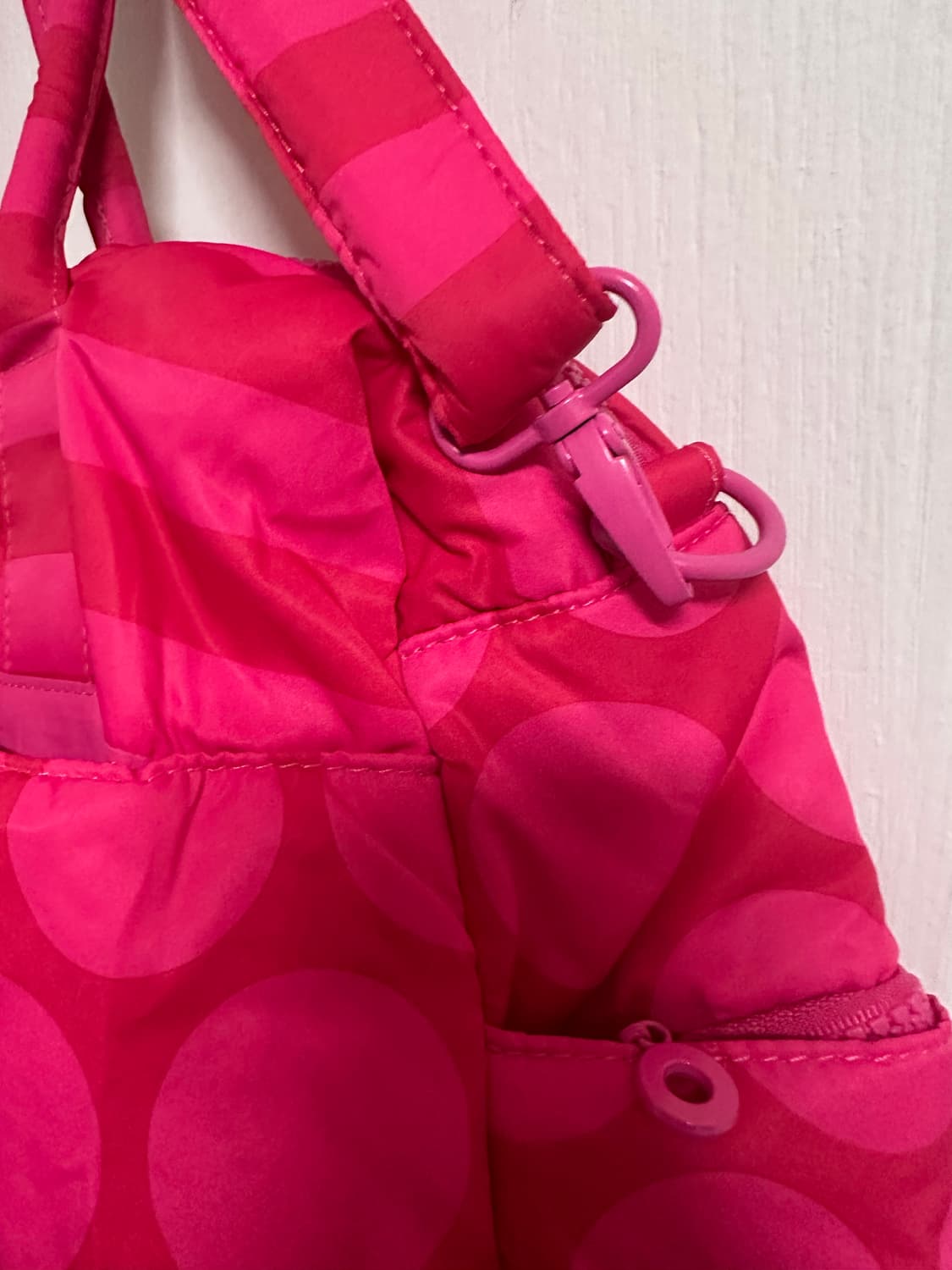 vovarova 핫핑크도트 숄더백 크로스백 상품이미지4