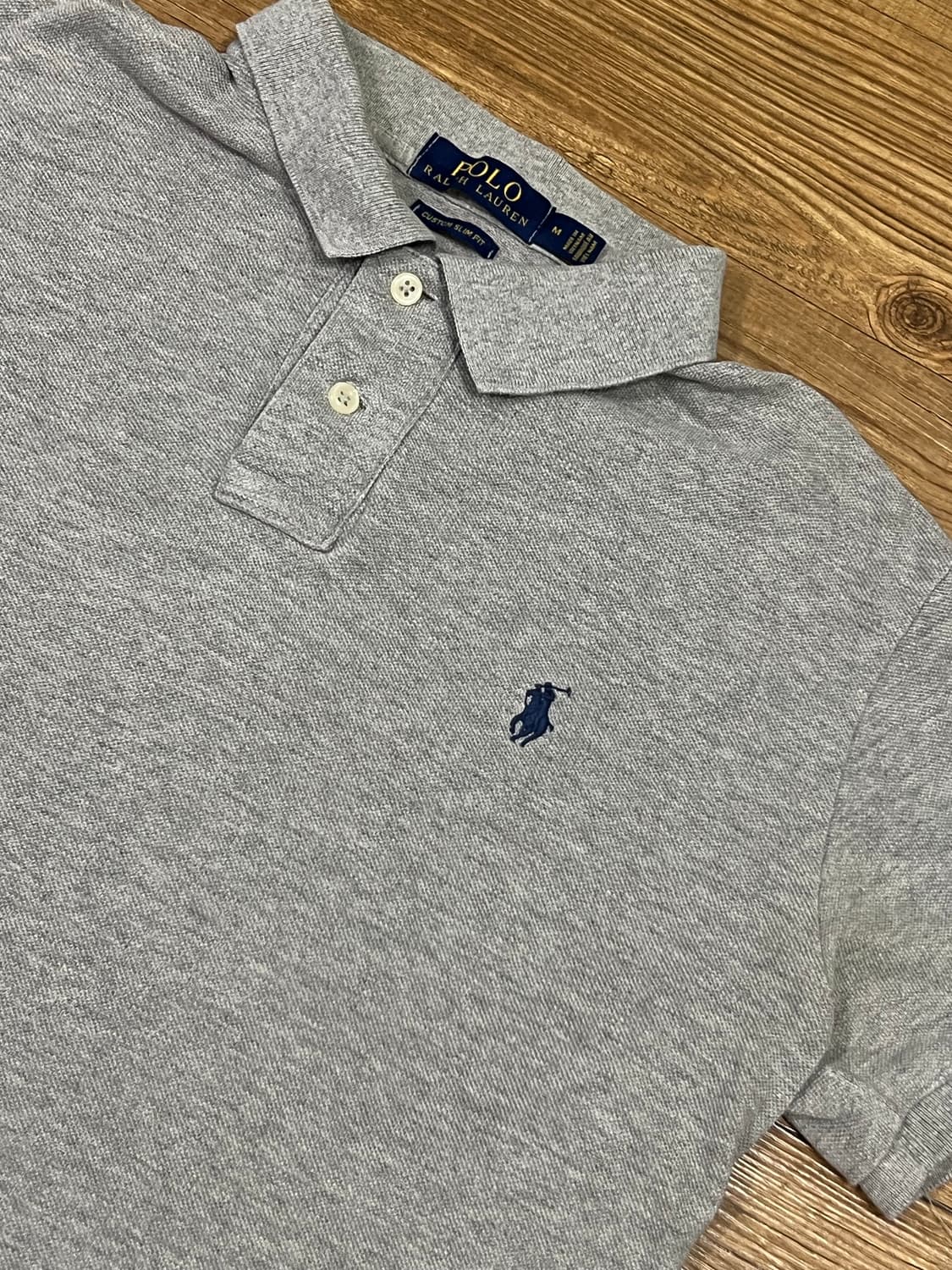 Polo 폴로 랄프로렌 커스텀 슬림핏 그레이 카라티 상품이미지2