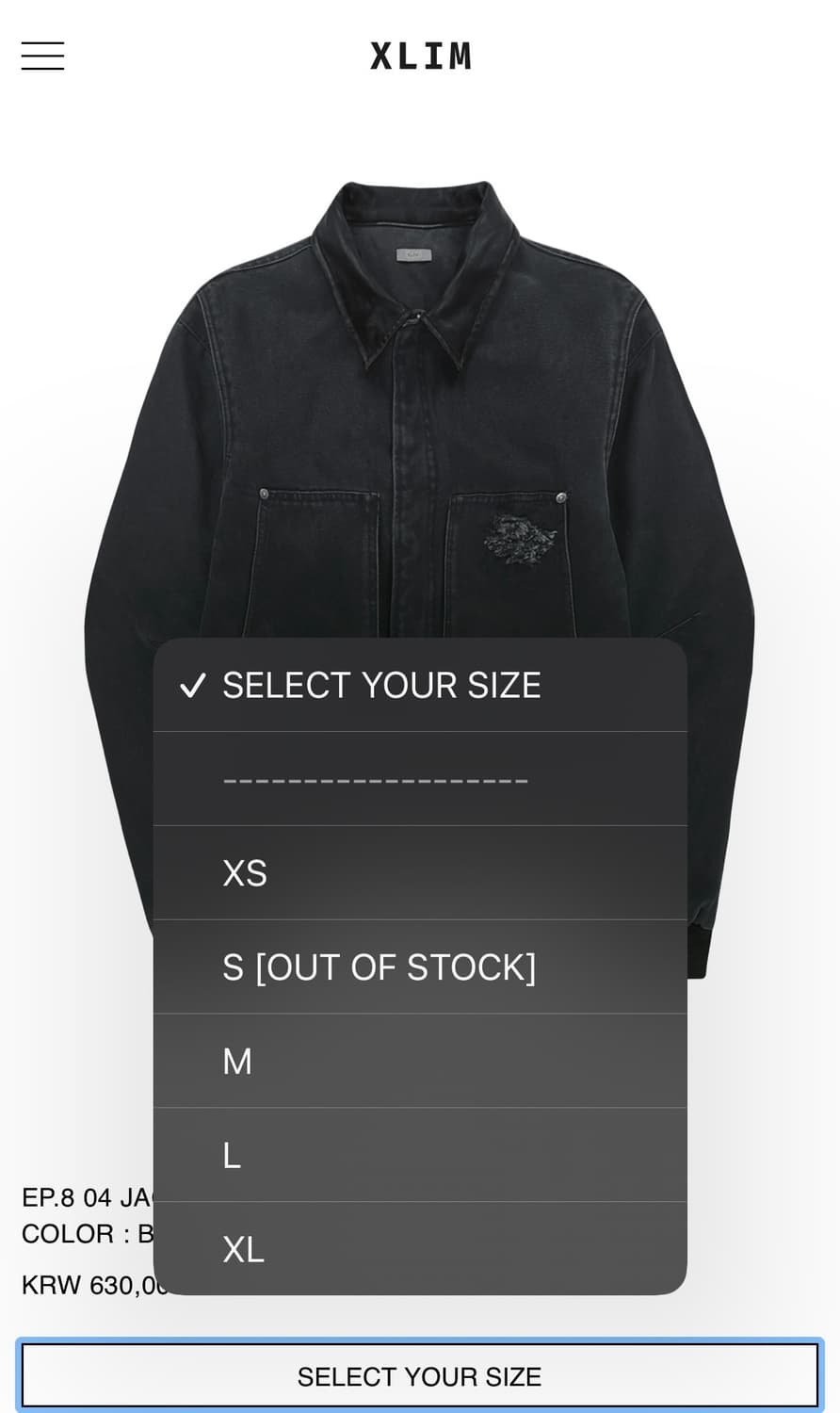 엑슬림 EP.08 04 JACEKT S 상품이미지2