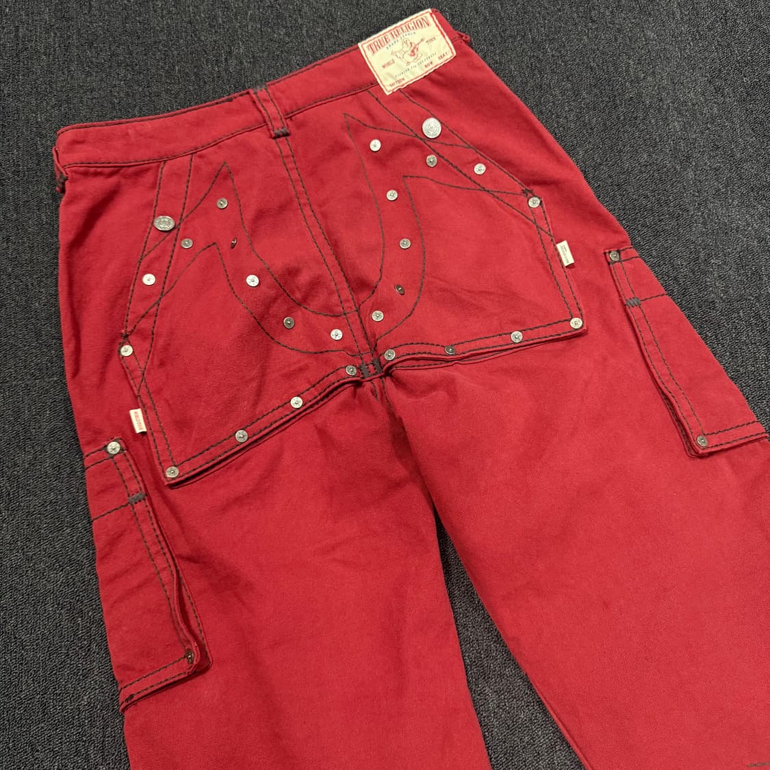 트루릴리젼 버건디 마스터 헌터 데님팬츠 상품이미지2