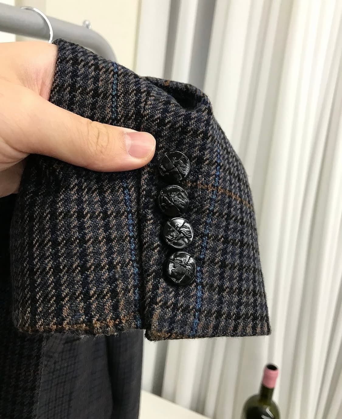 버버리 캐시미어 체크 블레이저 자켓 상품이미지4