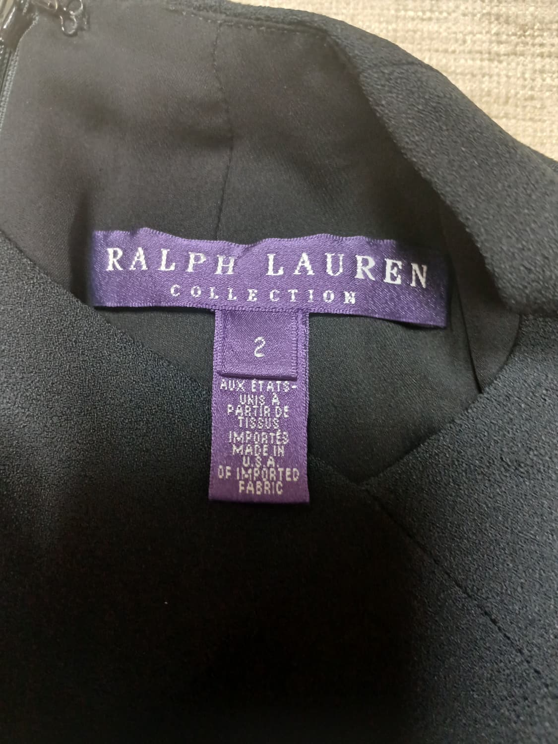 랄프로렌 컬렉션 블랙 드레이프 원피스  상품이미지4