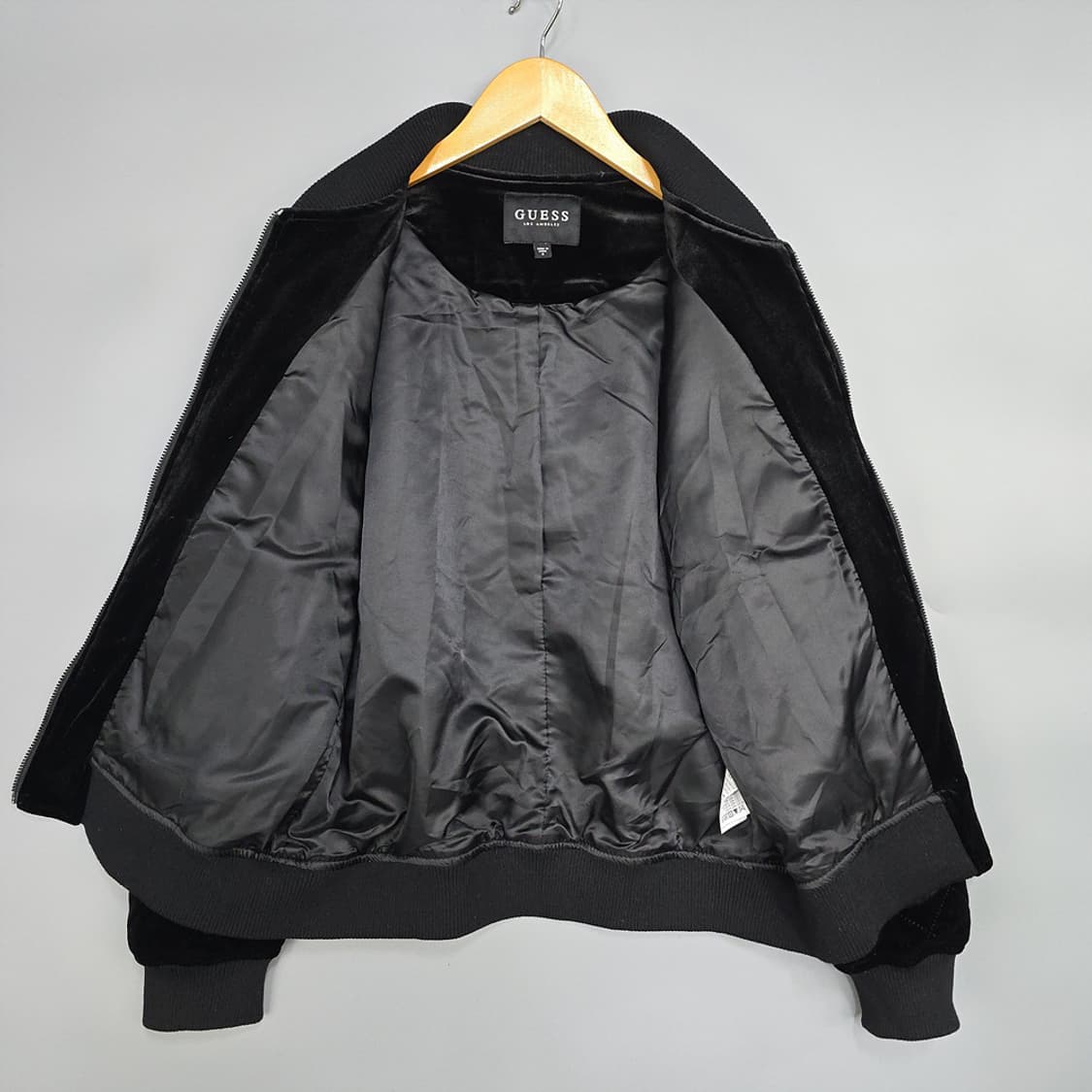 게스(GUESS) 벨벳 퀄팅 집업 자켓 S 상품이미지6