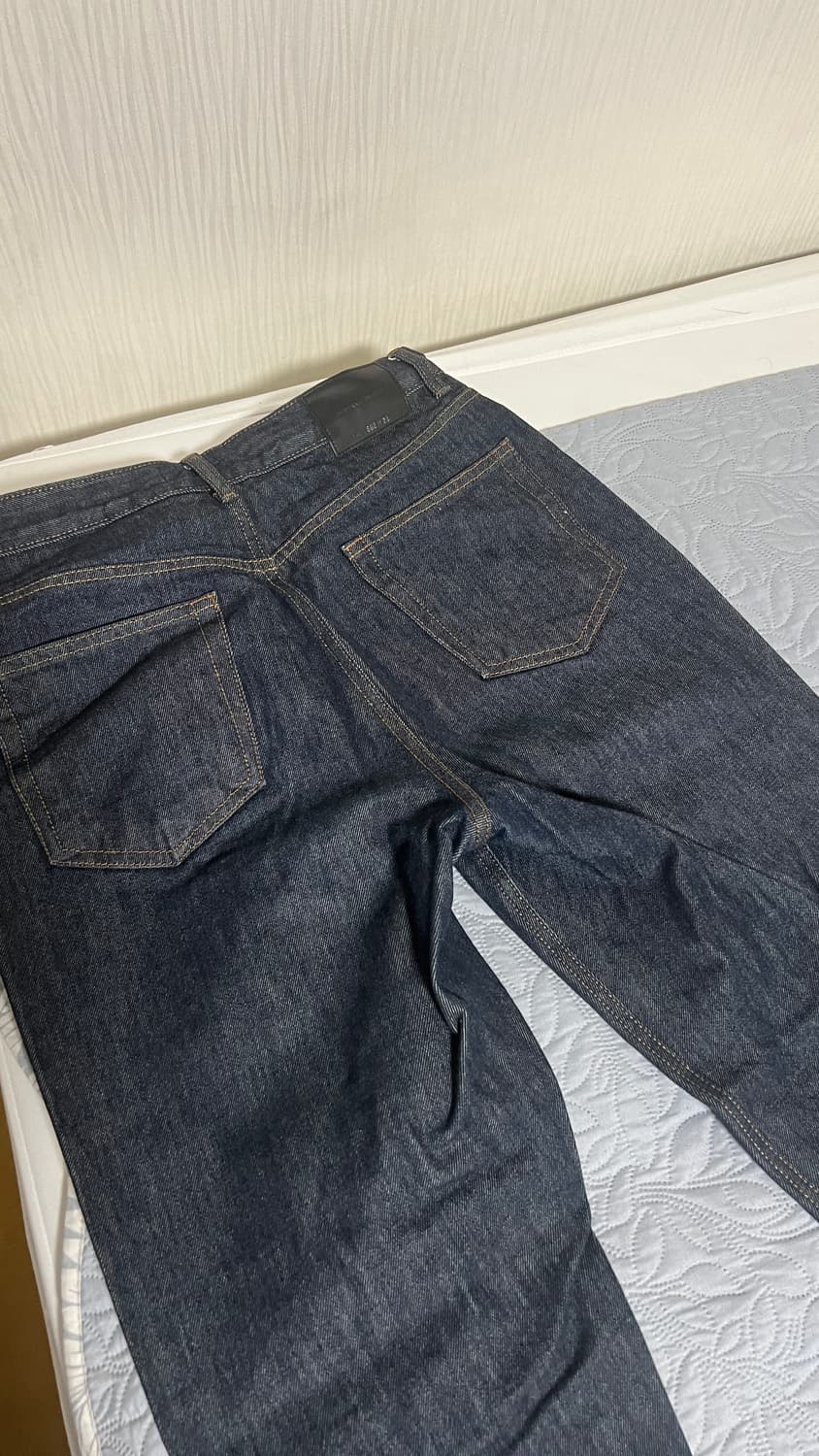 브랜디드 하드 트위스트 원워시 인디고 데님 (28) 상품이미지4