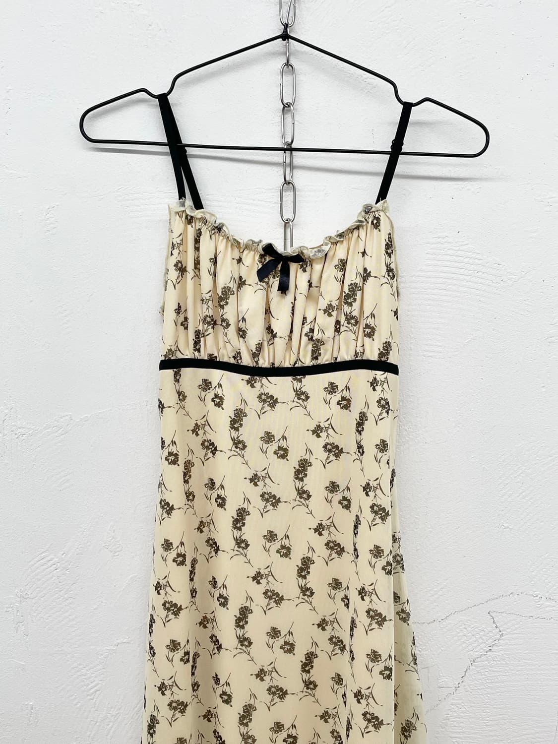 엔틱 플로럴 셔링 원피스 상품이미지5