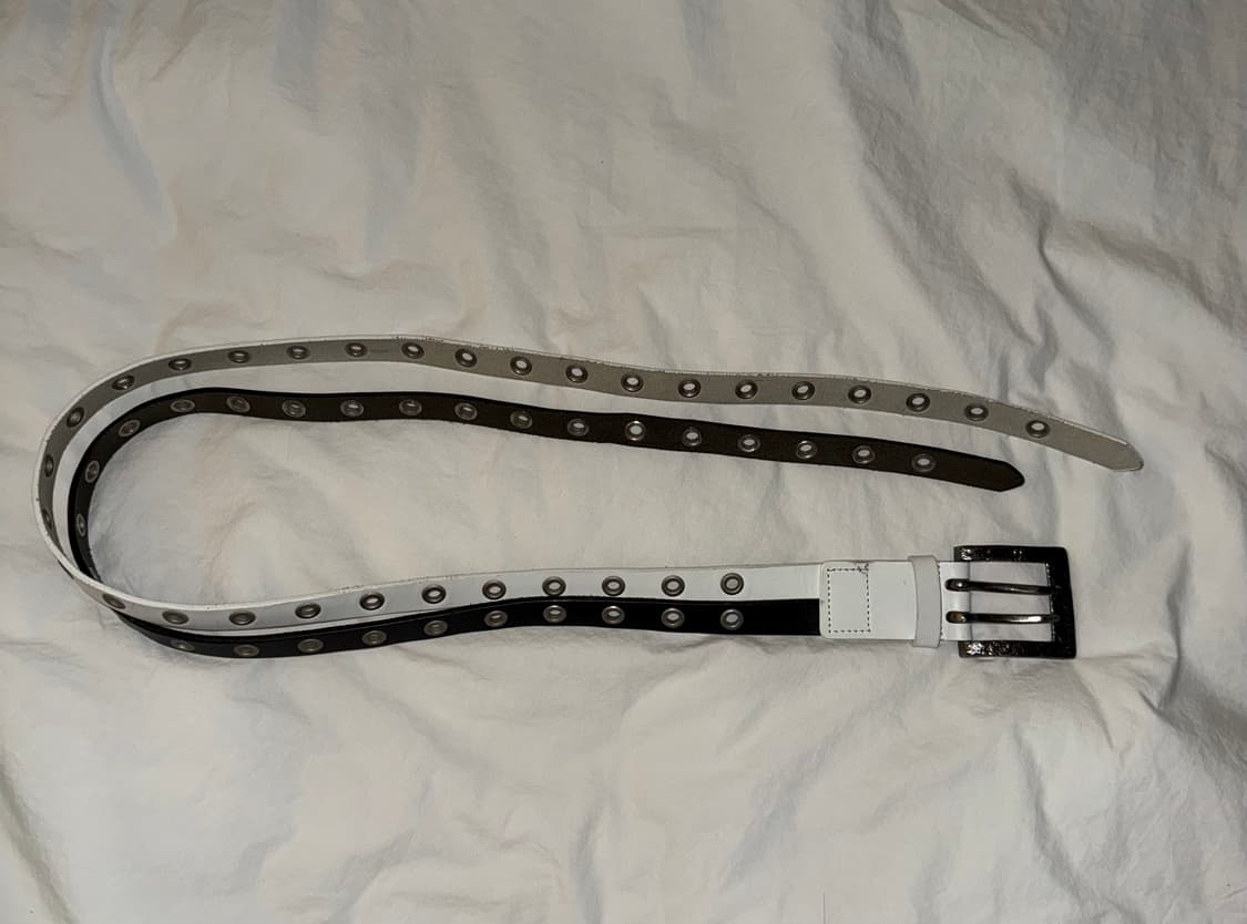 더블 레이어드 아일렛 스터드 벨트 상품이미지2
