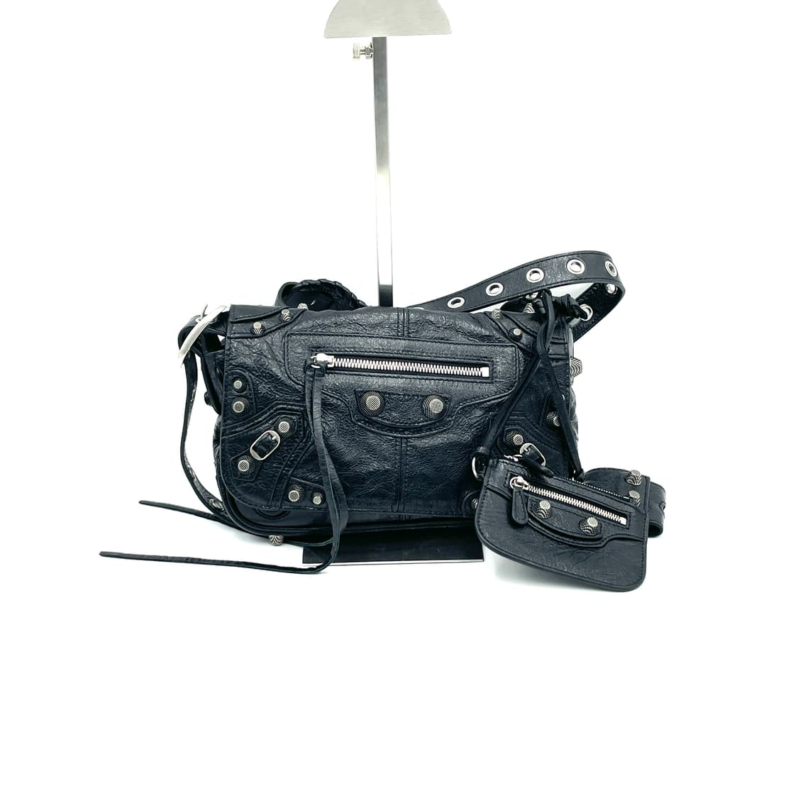 발렌시아가 르 카골 아레나 플랩백 xs 블랙 상품이미지2