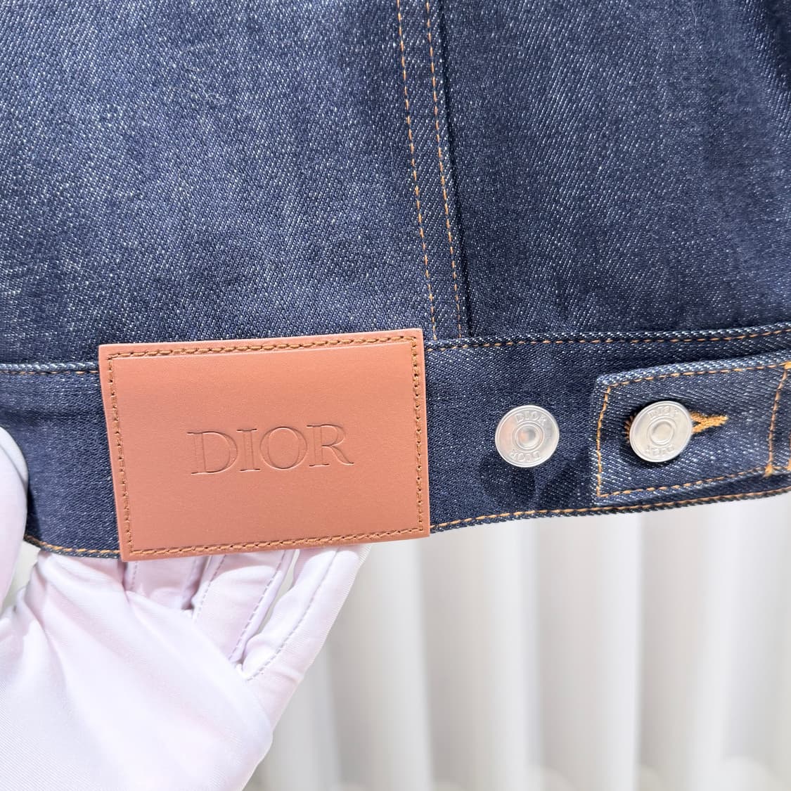 48 / 디올 오블리크 데님 청자켓 / 미사용 상품이미지6