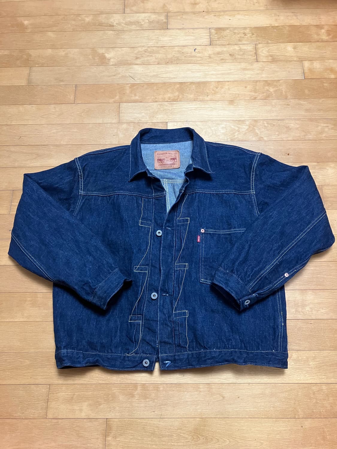 브론슨 44806 셀비지 데님 자켓  상품이미지1