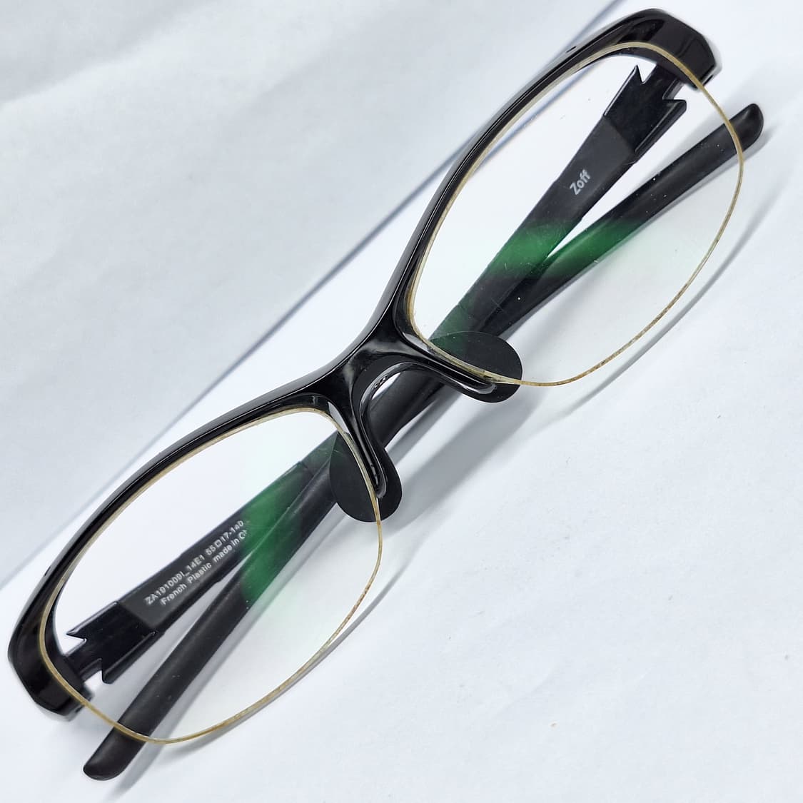 조프 Zoff ZA191009 스포츠 반무테 웰링턴 안경테 안경/일본수입 상품이미지1