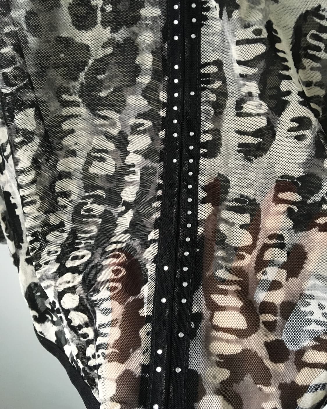 Pattern Mesh cardigan 상품이미지3