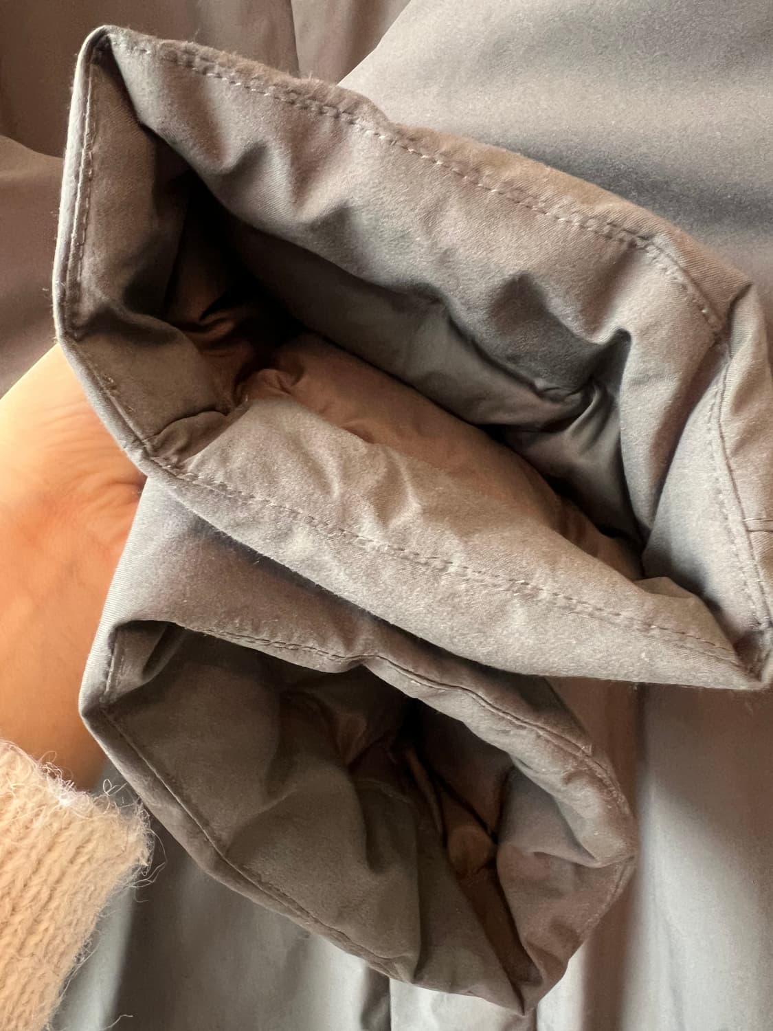 지오지아 남성 카키 맥코트 덕다운패딩코트 상품이미지4