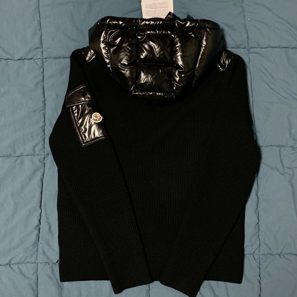 (S) 몽클레어 니트 후드 패딩 자켓 상품이미지2