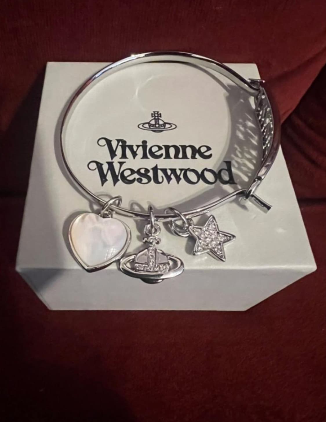 비비안웨스트우드 레어링 로고 orb 참 뱅글 팔찌 상품이미지2