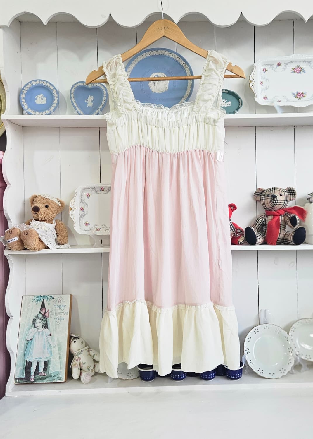 트랄라라(TRALALA) 베이비핑크 리본원피스 상품이미지5