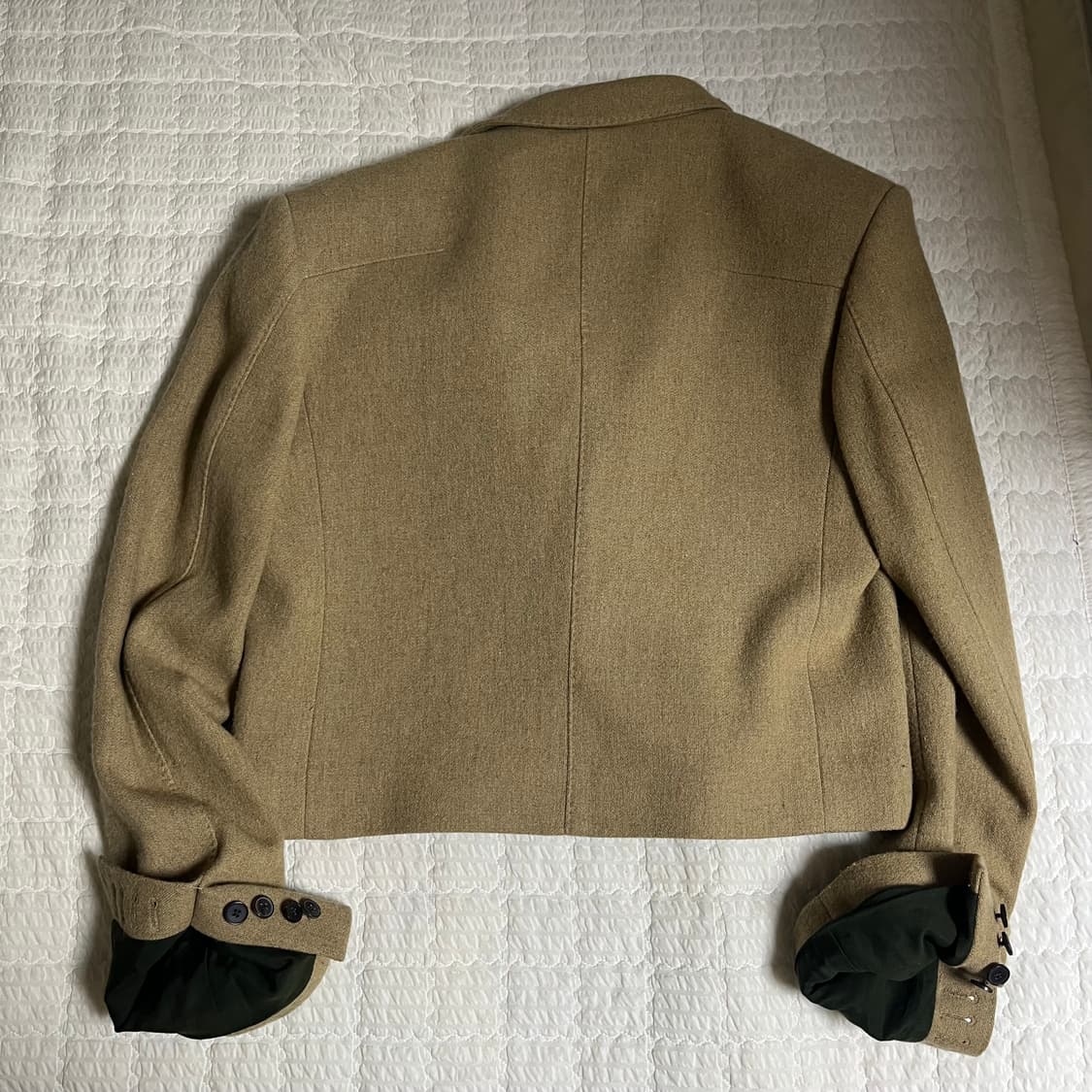 하이더아커만 20FW 울 베이지 카멜 숏 자켓 상품이미지6