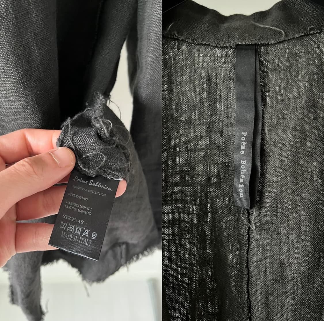 Poeme bohemien 린넨 자켓 상품이미지4