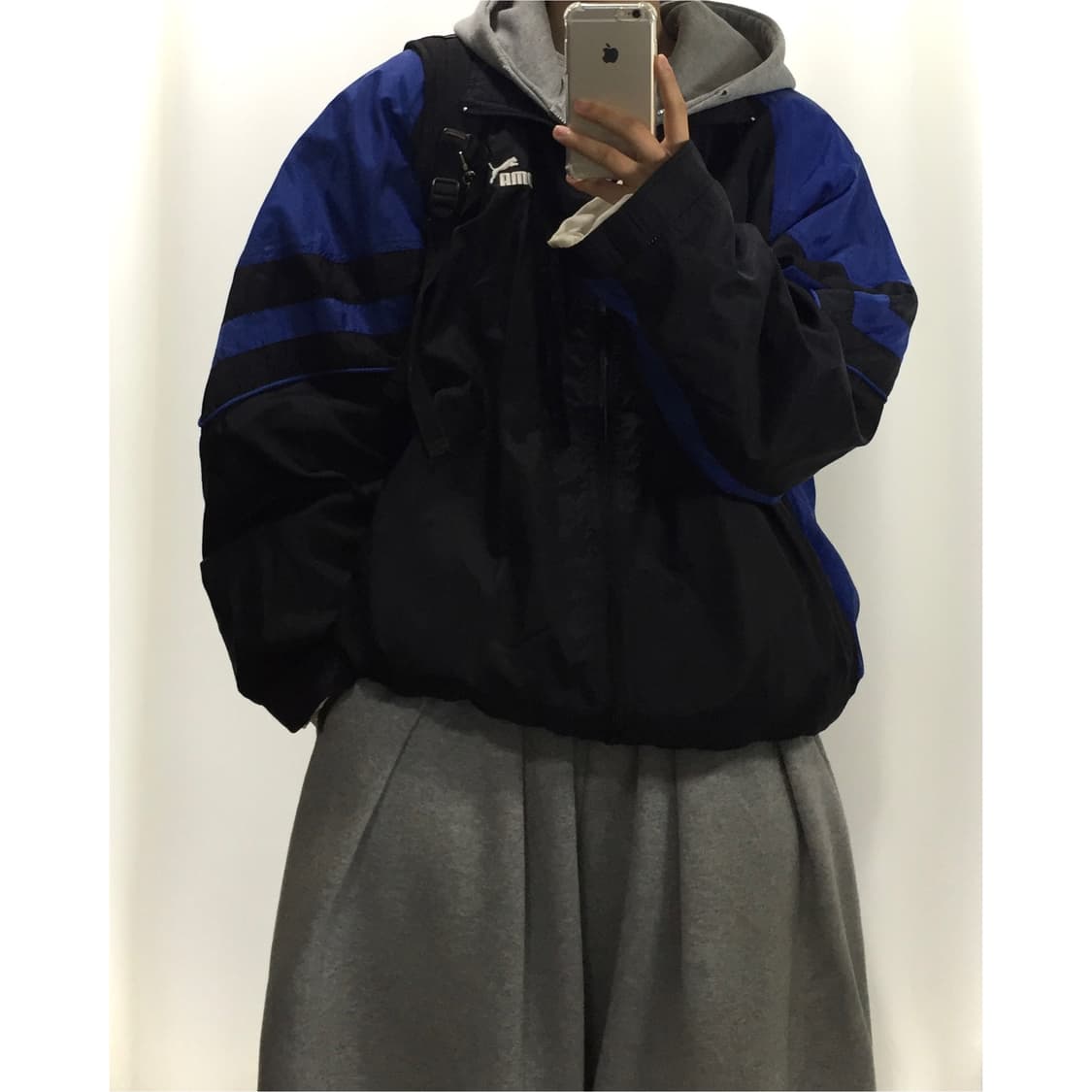 Puma 퓨마 올드스쿨 배색 바람막이 상품이미지3