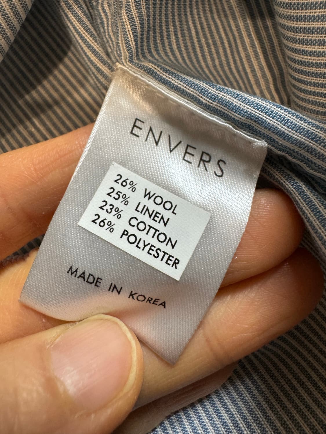 Envers 엔베르 프릴 린넨 블라우스 상품이미지9