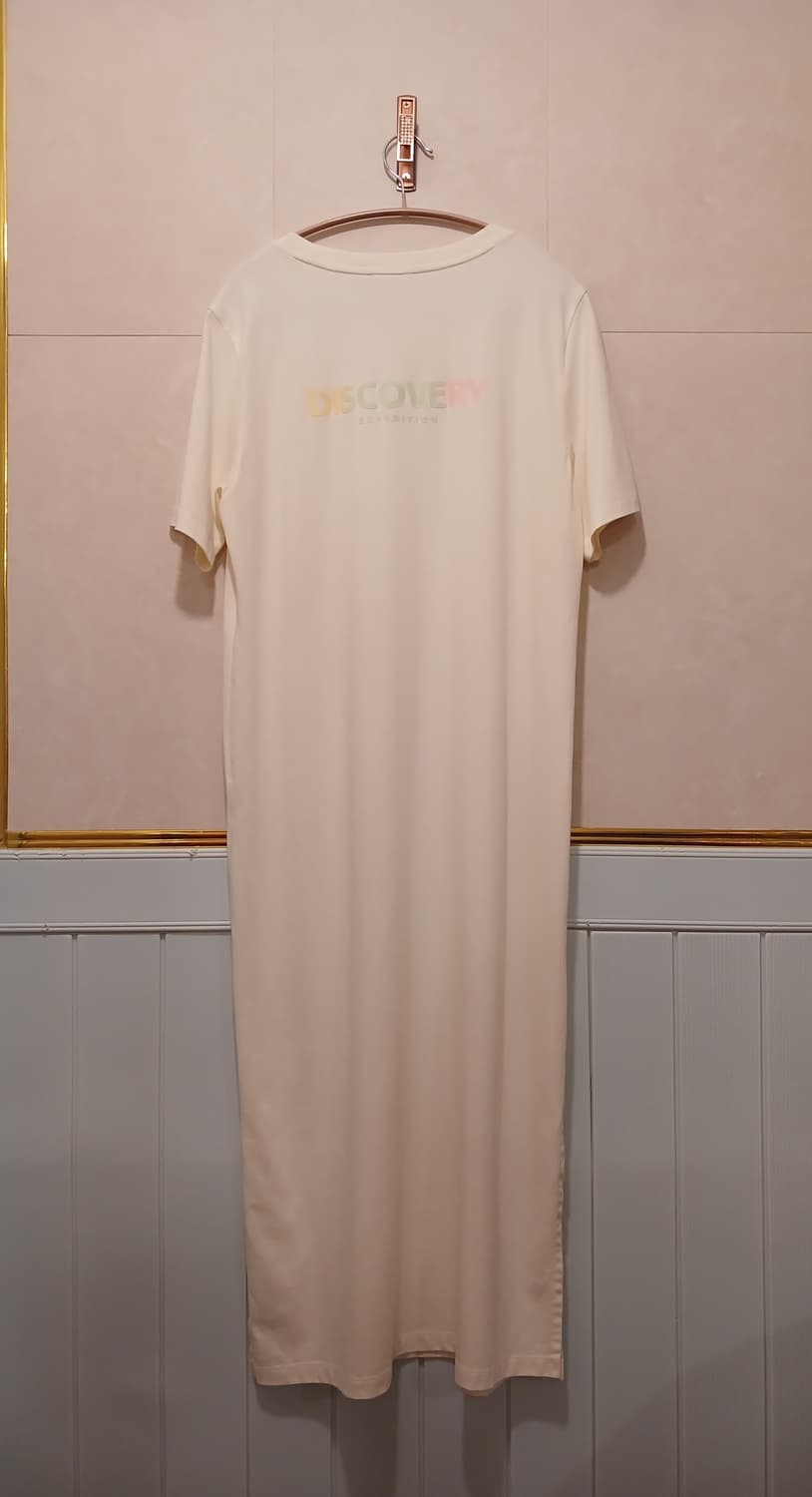 디스커버리 정품 여성 양쪽 트임 롱 원피스 95 사이즈 상품이미지6