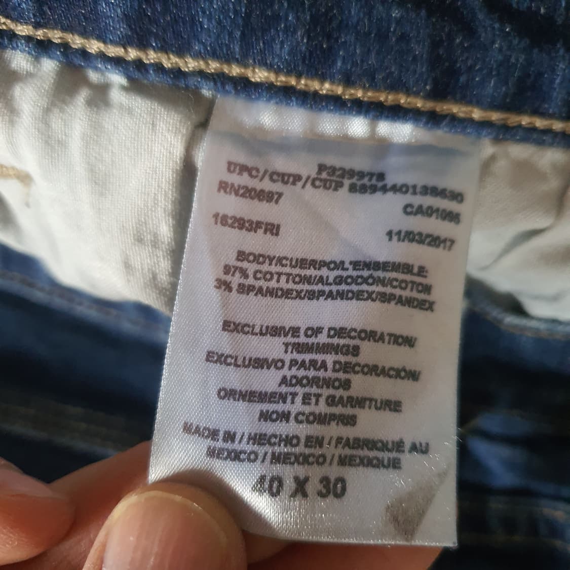 빅사이즈 디키즈 카펜터 데님 팬츠 No.56 상품이미지5