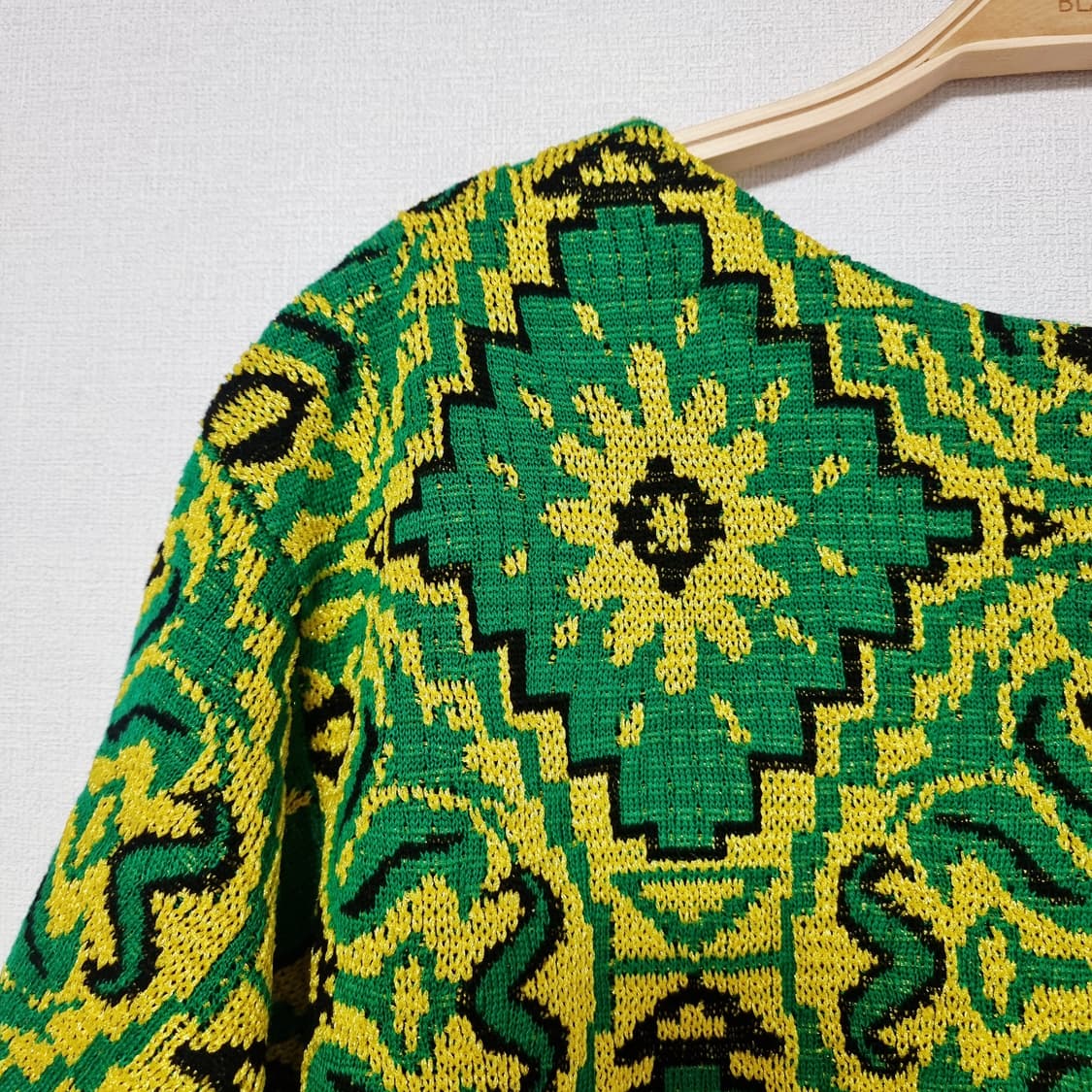 드리스 반 노튼 자수 니트 숏슬리브 반팔티 (55-66) 상태최상/1회착 상품이미지3