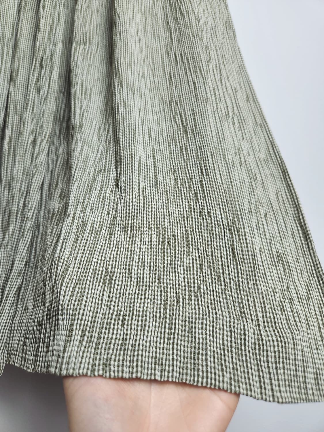 잔체크 랩 롱 스커트 상품이미지9