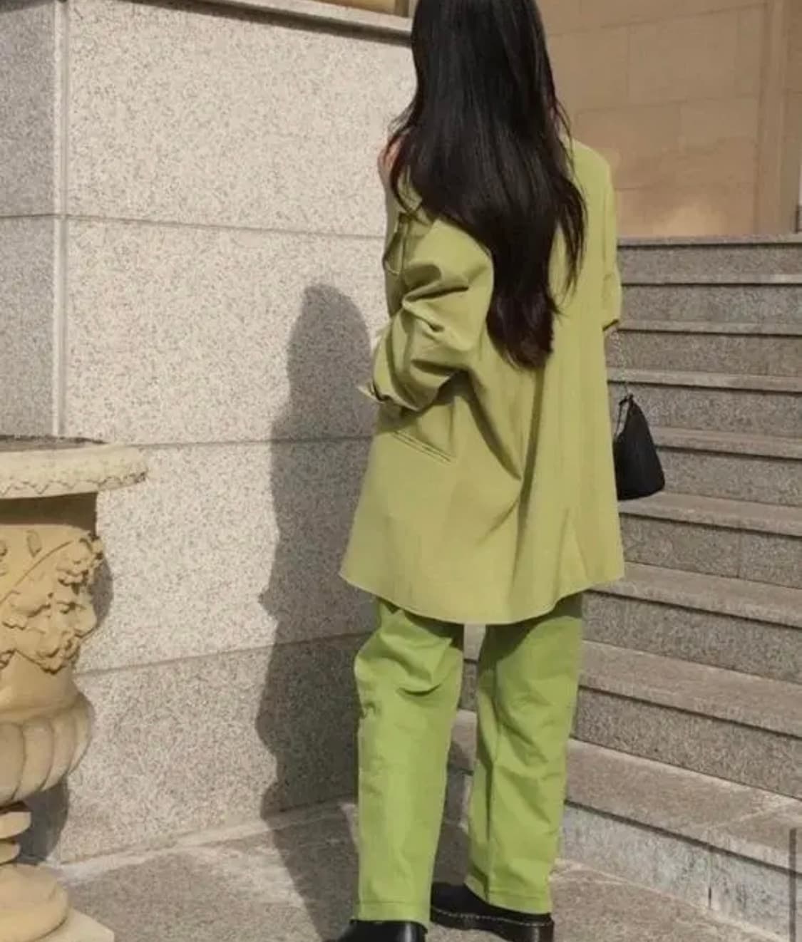 [무배]페일제이드 오버핏 자켓 오버사이즈 블레이저(올리브 그린) 상품이미지6