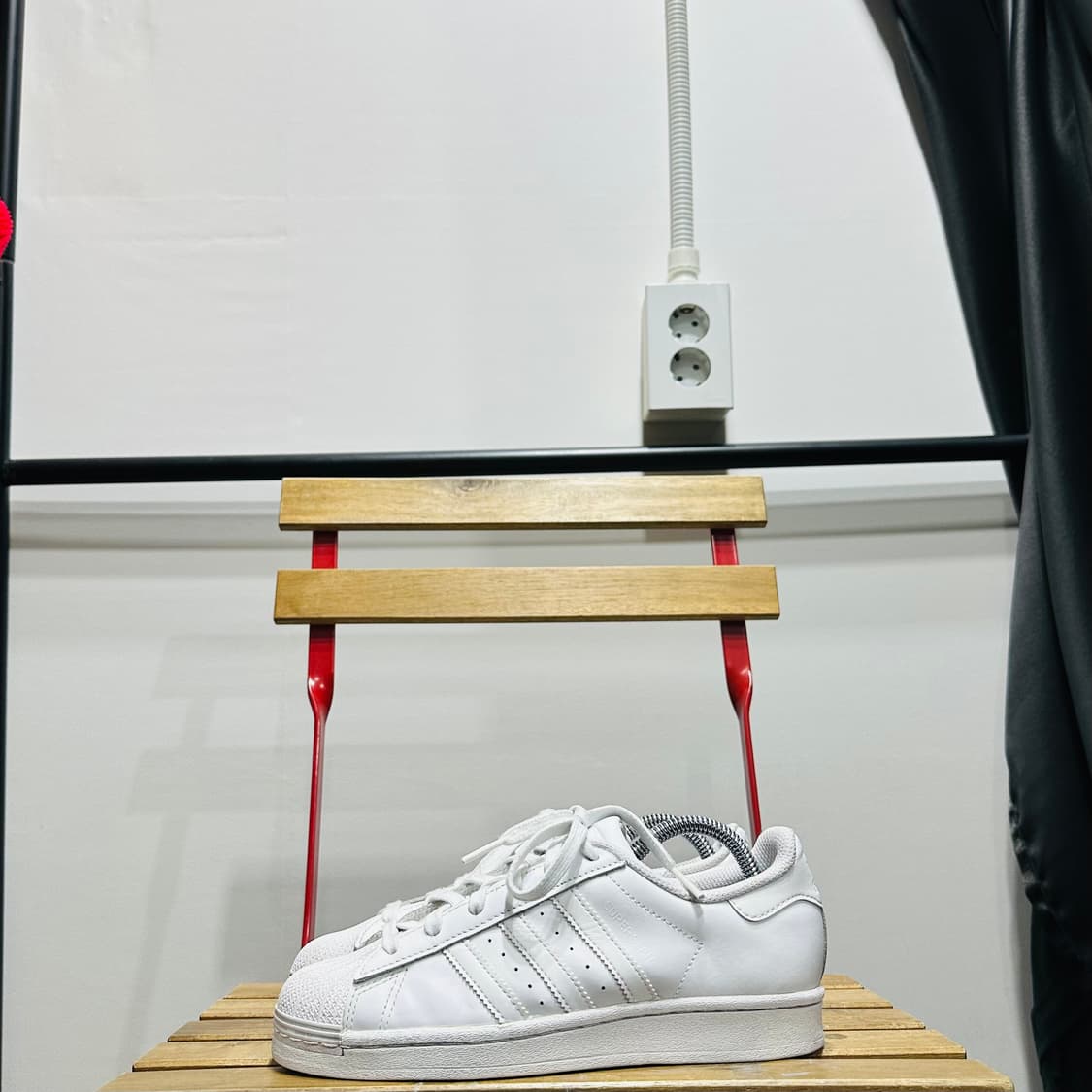 240) 아디다스 운동화 여성 여자 신발 슈퍼스타 화이트 상품이미지3