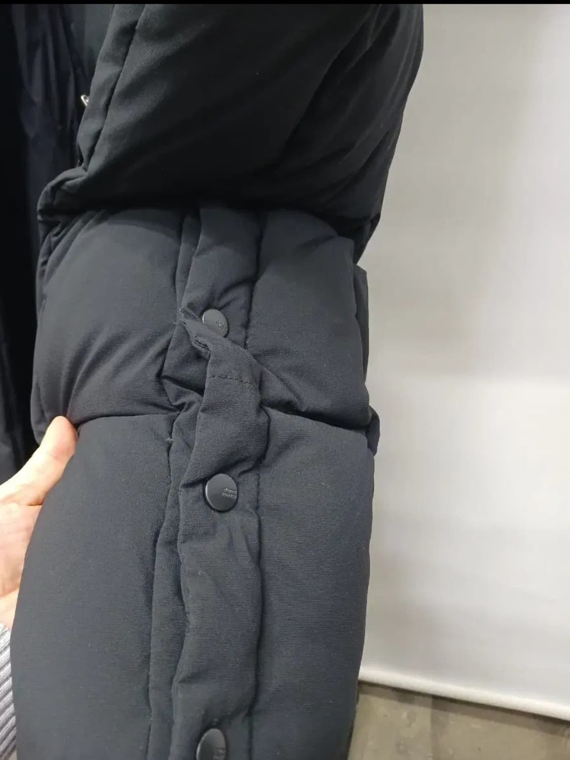 스튜디오 톰보이 덕다운 롱패딩 후드라쿤털퍼 L 상품이미지4