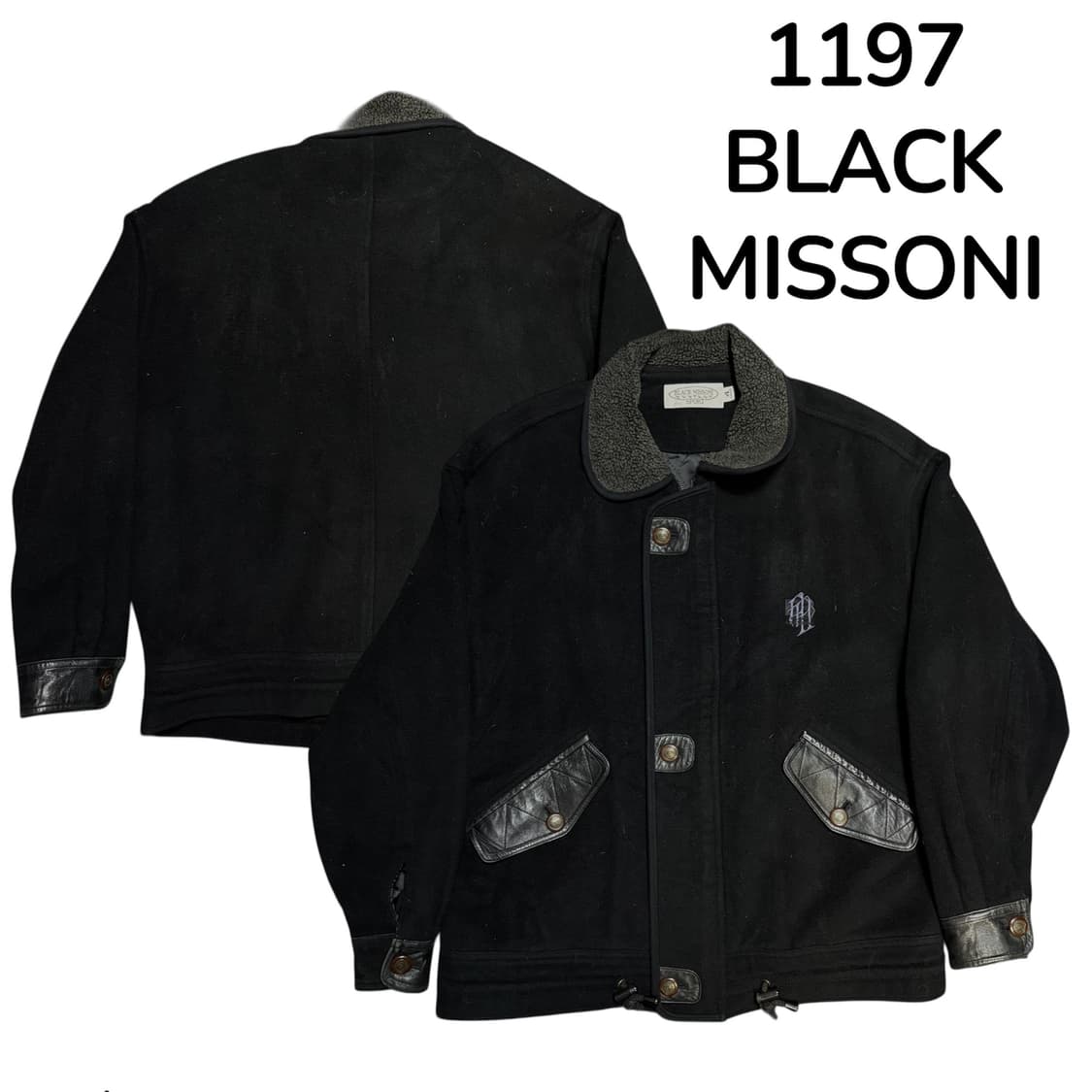 BLACK MISSONI SPORT 블랙 자켓 L 상품이미지1