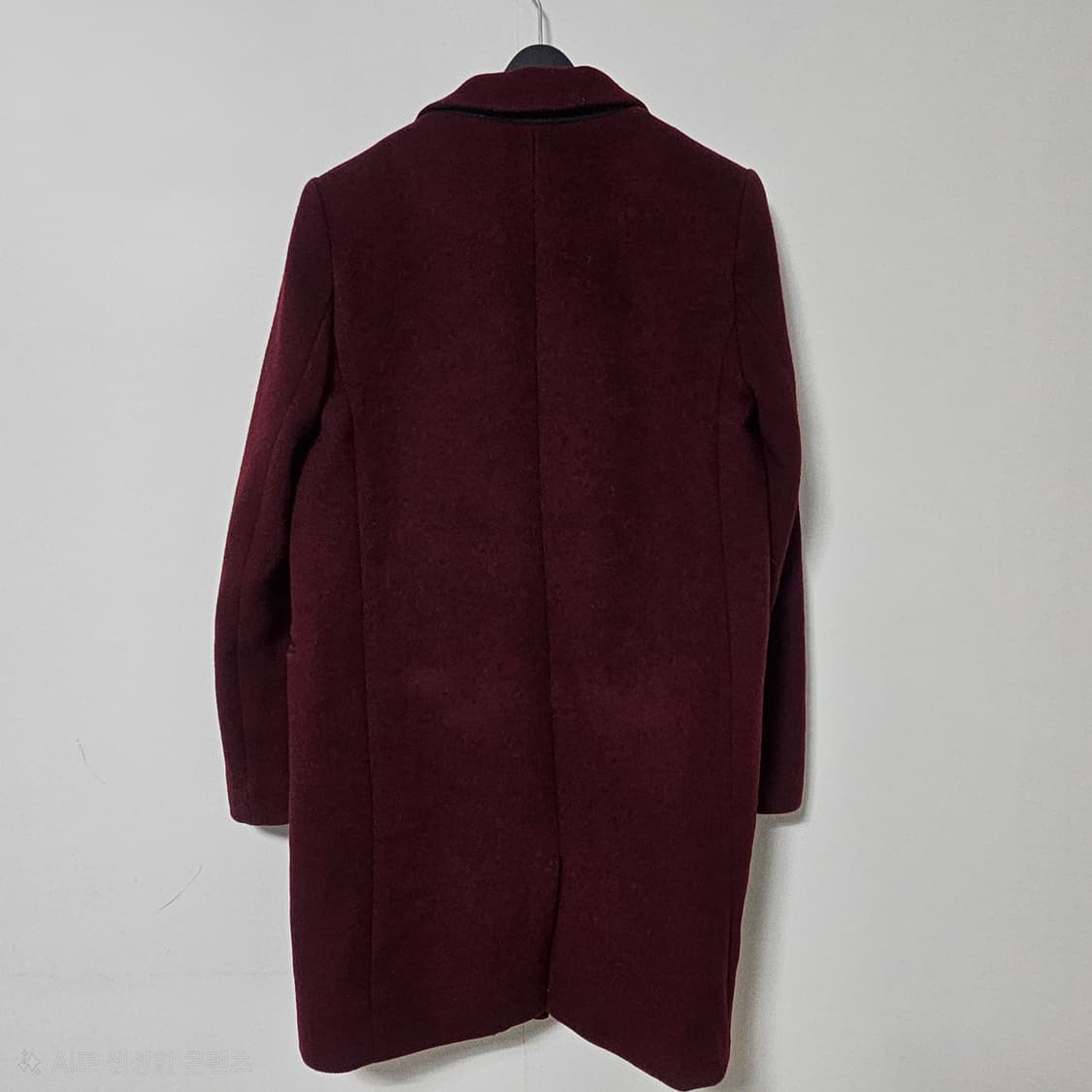 미쏘 버건디 코트 S사이즈 팝니다 상품이미지2