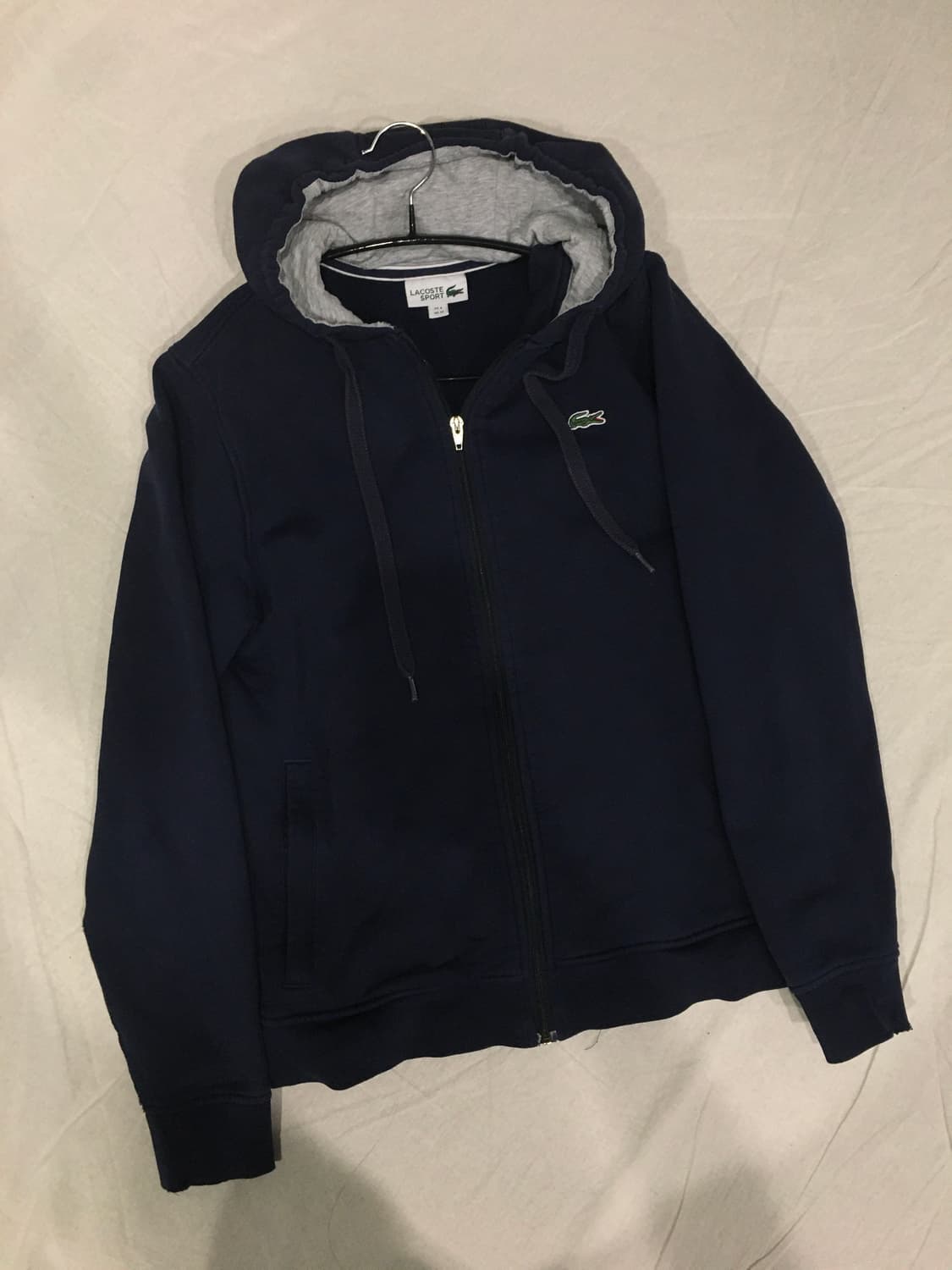 라코스테 로고 후드집업 상품이미지3