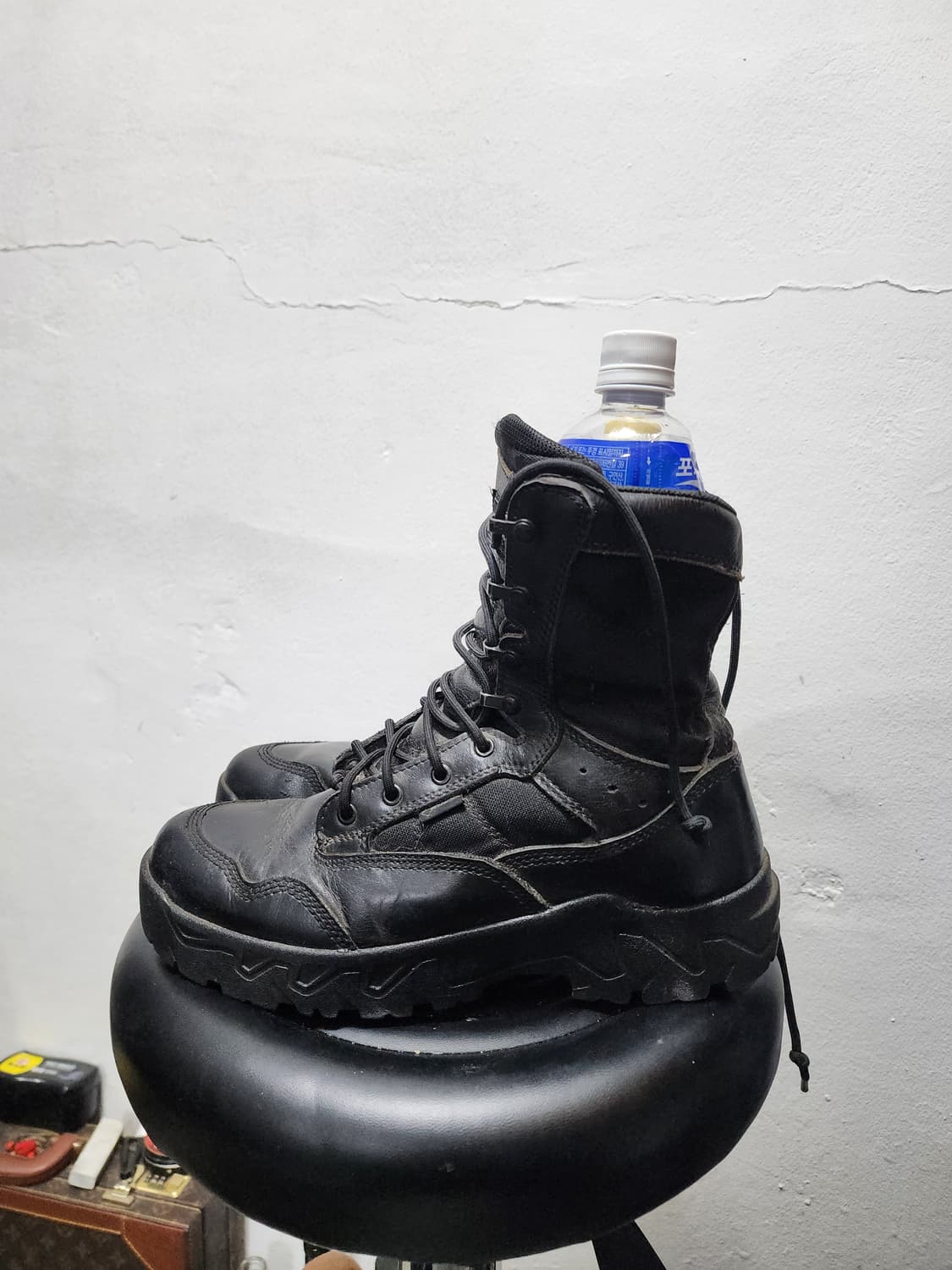 밀리터리 신형 리얼레더 전투화 상품이미지1