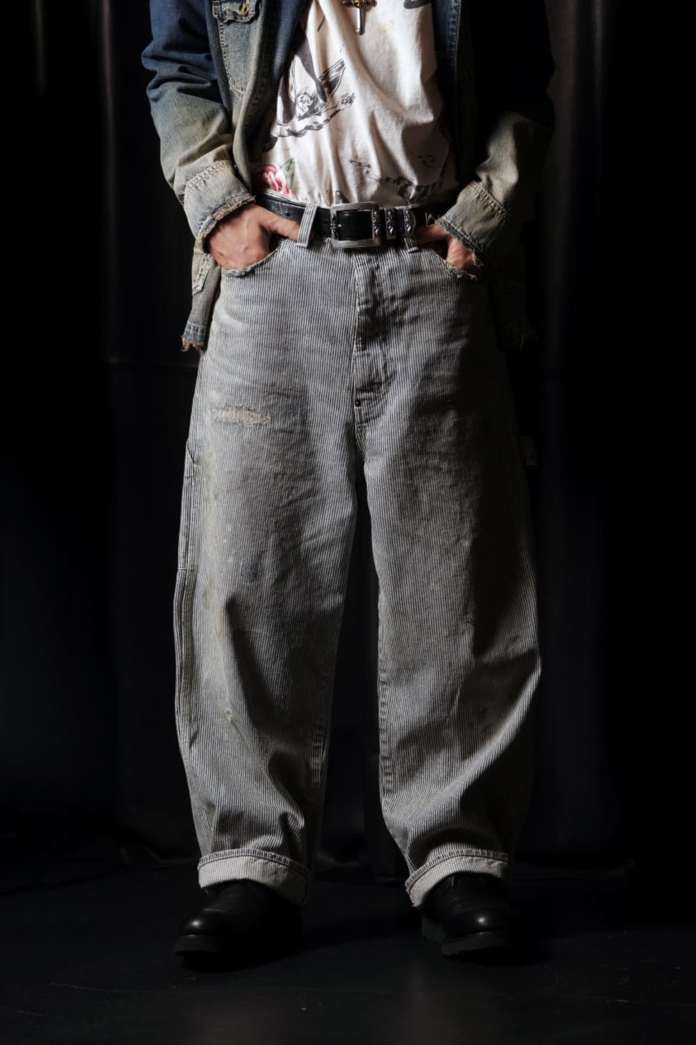 풀카운트 Loom N/07 콜라보 히코리 페인터 데님 상품이미지8