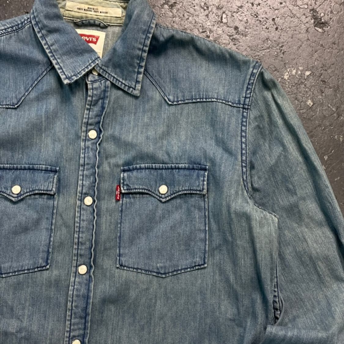 95 리바이스 웨스턴 데님셔츠 상품이미지2