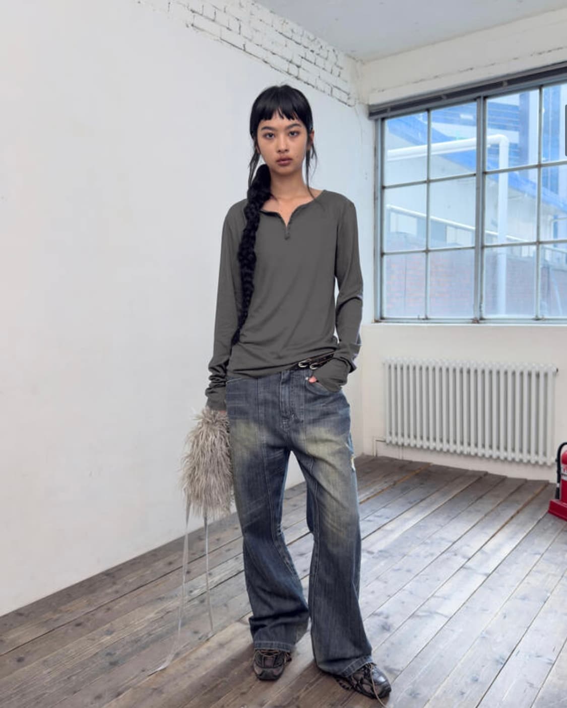 포르테나 데님 미시착 새상품 S사이즈 상품이미지4