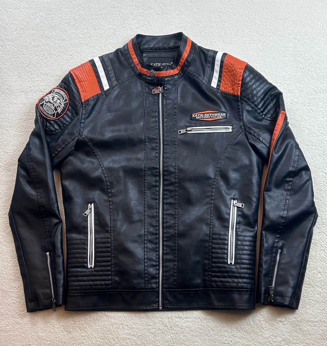 빈티지 라이더 가죽자켓 상품이미지1