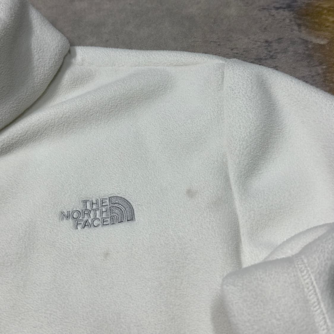 노페 화이트라벨 화이트 플리스자켓 3XL 상품이미지4