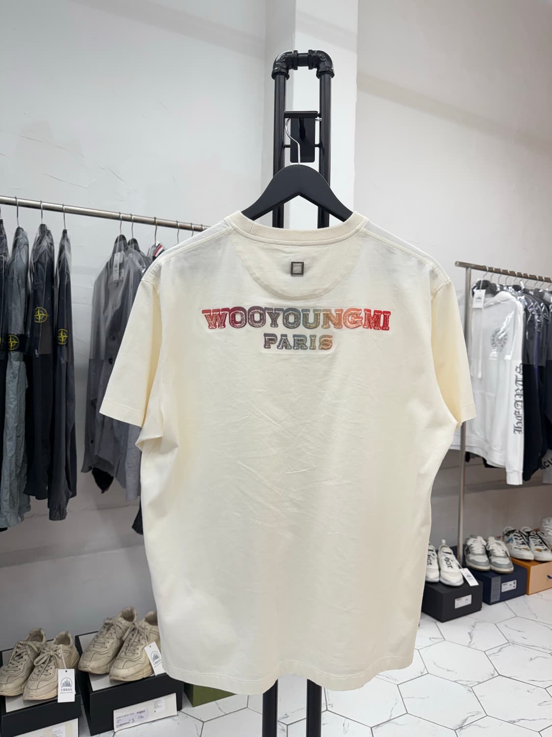 [46] 우영미 퍼지 백로고 반팔티 상품이미지1