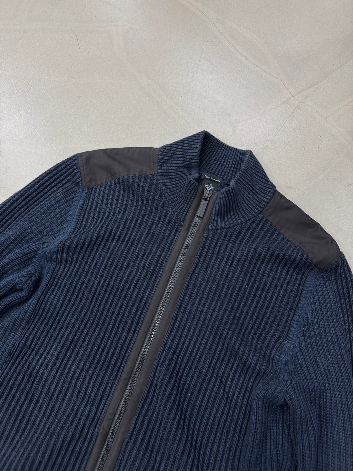 캘빈클라인 니트 집업 L 상품이미지2
