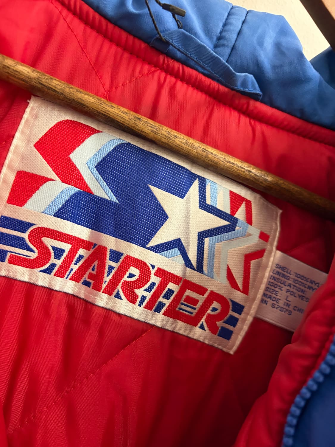 N167. 스타터 자이언츠 NFL 후드자켓 상품이미지3