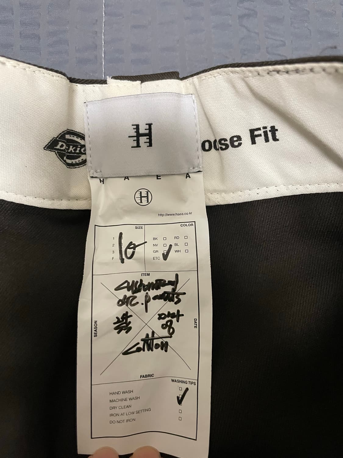 [0] haea 헤아 디키즈 버뮤다 팬츠 브라운 상품이미지3