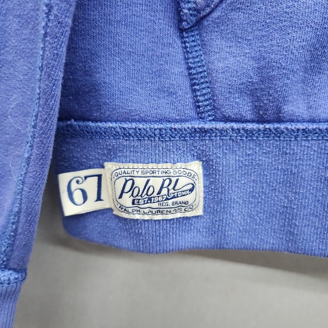 폴로랄프로렌 빅로고 자수 후드집업 M 상품이미지4