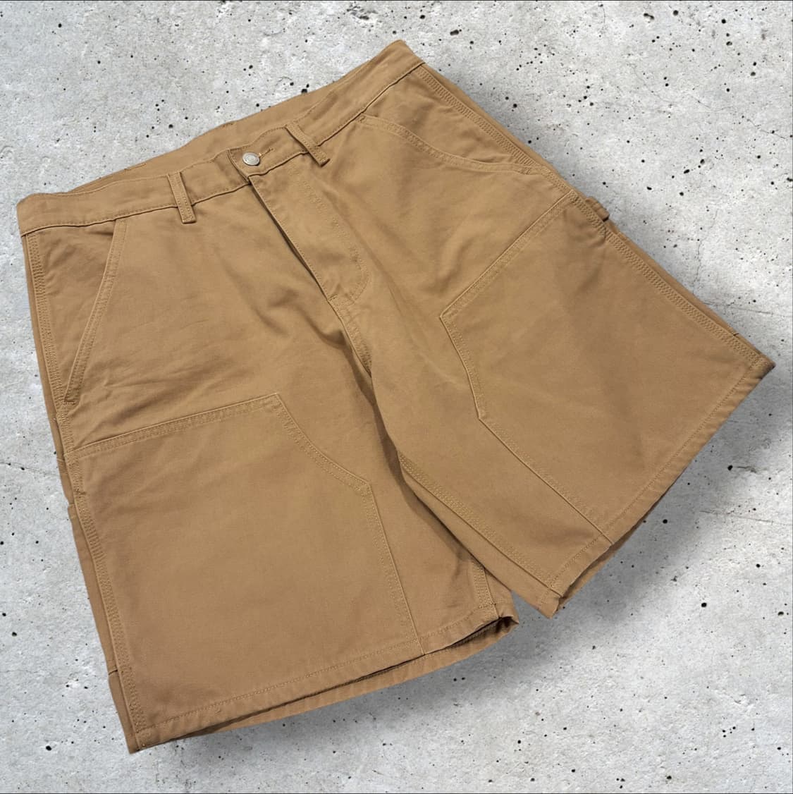 [34] 아웃스탠딩 더블니 베이지 워크 반바지 팬츠 D755 상품이미지1