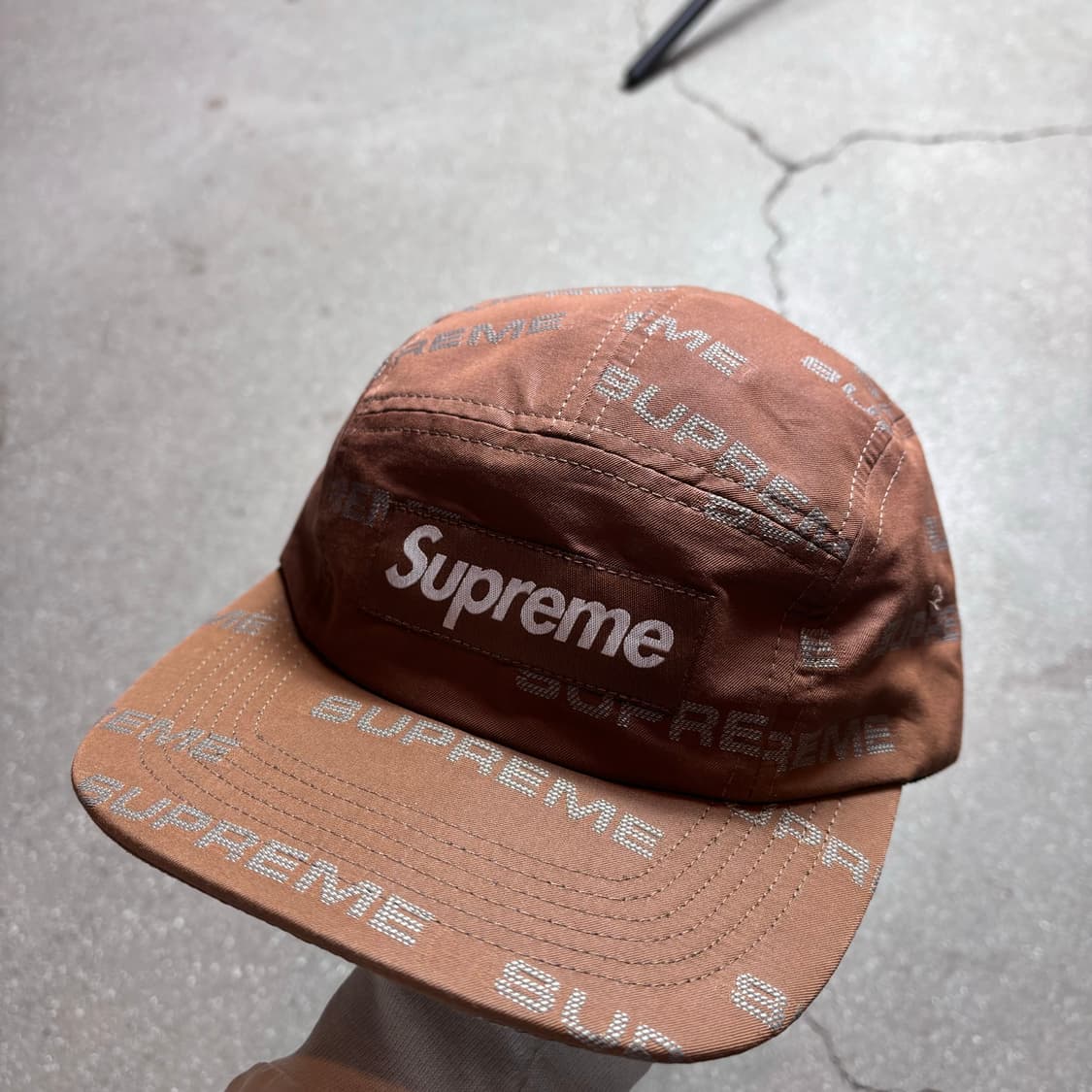 슈프림 자카드 캠프캡 상품이미지1