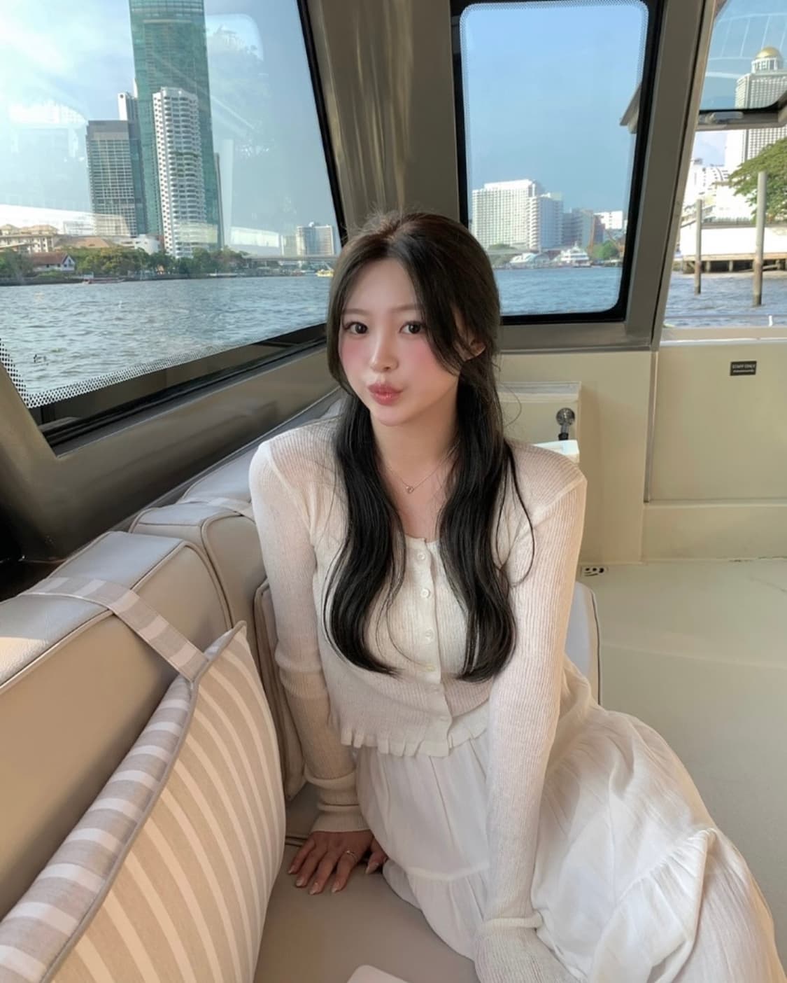 [새제품]리브아워 써머 린넨 가디건 아이보리 상품이미지3