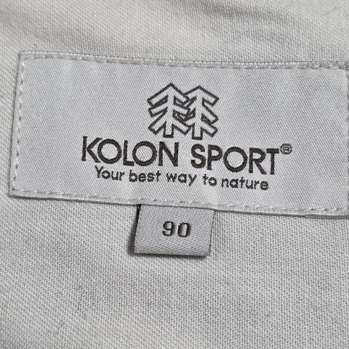 1796 코오롱스포츠 여성 체크 플리스 셔켓 90  RFID 상품이미지6